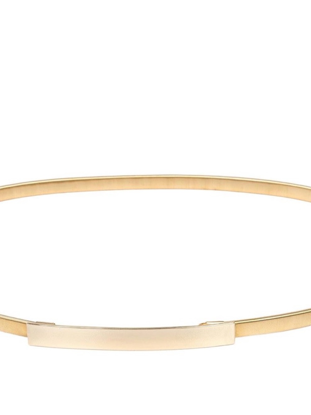 Grace Karin Slim Metallic Gold Waist Belt XL